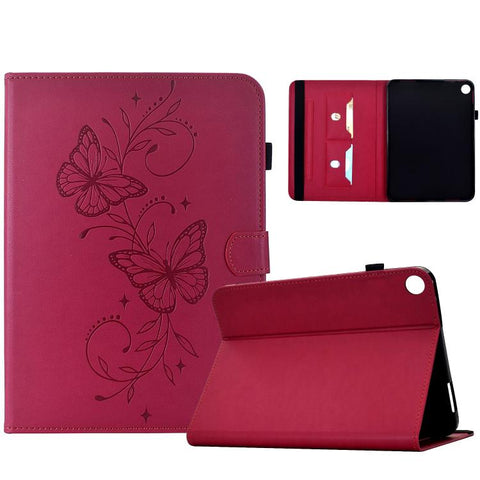 Dual-Butterfly Embossed Vegan Leather Tablet Case, For Galaxy Tab A11 / A9, For Galaxy Tab A 10.1 2019 / T510
