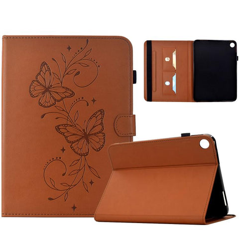 Dual-Butterfly Embossed Vegan Leather Tablet Case, For Galaxy Tab A11 / A9, For Galaxy Tab A 10.1 2019 / T510