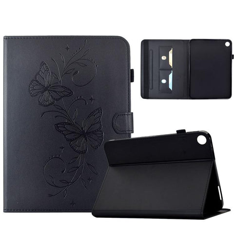 Dual-Butterfly Embossed Vegan Leather Tablet Case, For Galaxy Tab A11 / A9, For Galaxy Tab A 10.1 2019 / T510