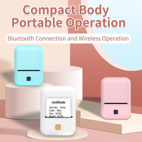 Y2 Mini Portable Smart Label Printer Bluetooth Thermal Printer