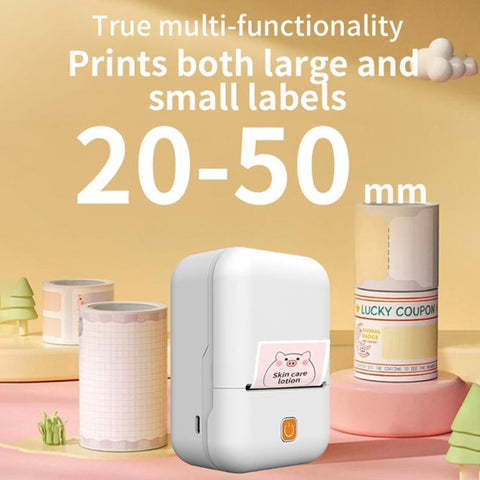 Y2 Mini Portable Smart Label Printer Bluetooth Thermal Printer