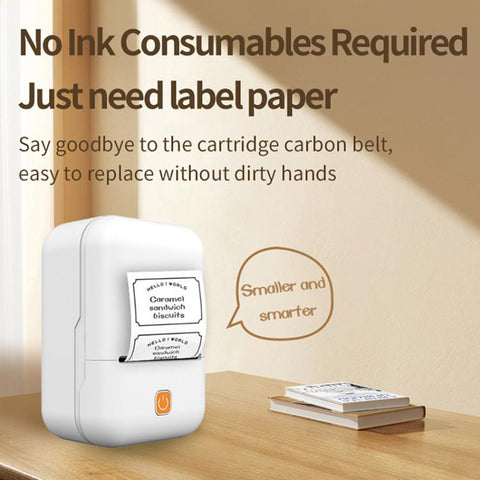 Y2 Mini Portable Smart Label Printer Bluetooth Thermal Printer
