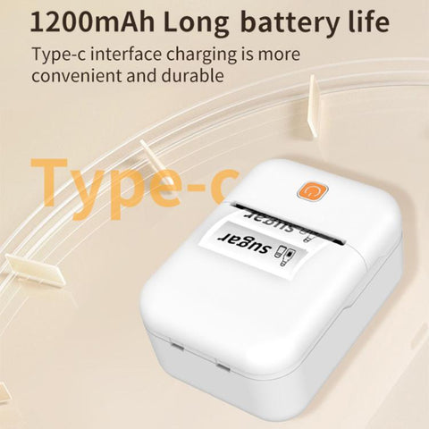 Y2 Mini Portable Smart Label Printer Bluetooth Thermal Printer