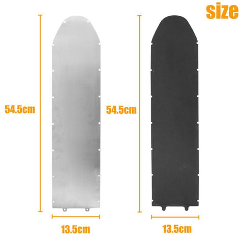 Electric Scooter Bottom Metal Panel Of Battery Compartment with Screw Tool Kit for Ninebot Max G30 / G30D, Bottom Metal Panel