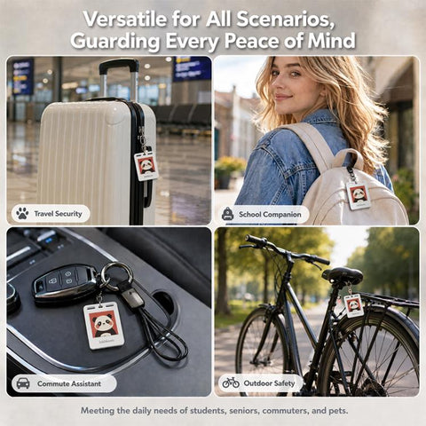 RK-C536 E-ink Screen Locator Tag Compatible with Find My APP
