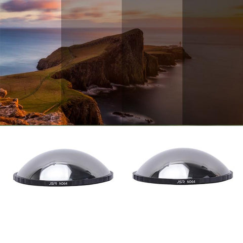 2 PCS/Pack For Insta360 X6 JSR Clip-on ND Lens Filter, ND16, ND32, ND64