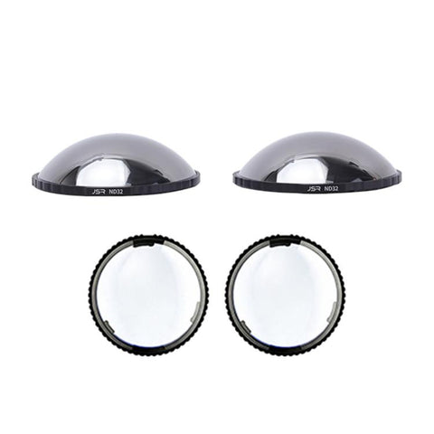 For Insta360 X6 JSR Clip-on ND Lens Filter, 4 in 1 ND32 + PC Lens Guard, 6 in 1 ND16/32/64