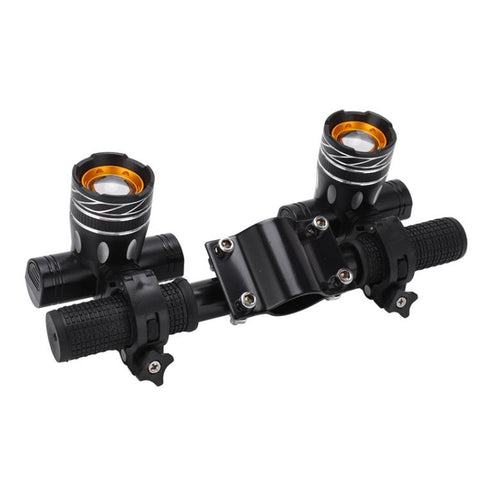 Electric Scooter Children Armrest Rod Riser Fixed Armrest and Dual Front Headlight Kit for Ninebot ES1 / ES2 / ES3 / ES4, Armrest and Dual Front Headlight