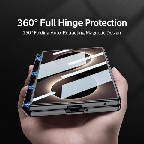 GKK Integrated Magnetic Phantom Hinge Folding Phone Case with Stand, For Galaxy Z Fold8 5G