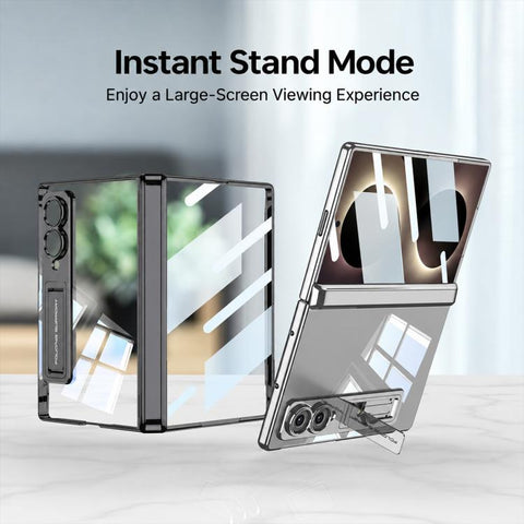 GKK Integrated Magnetic Phantom Hinge Folding Phone Case with Stand, For Galaxy Z Fold8 5G