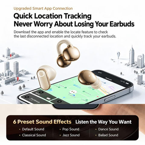 B108 3 Pairs Noise Reduction Wireless Bluetooth Earphones