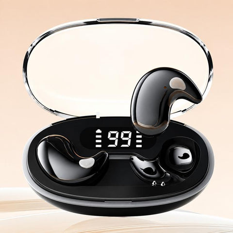 Wireless Digital Display Bluetooth Noise Reduction Sleep Earphone