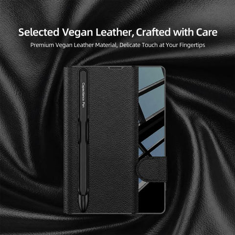 GKK Integrated Full Coverage Flip Phone Case with Pen Slot, Not Included Pen, For Galaxy Z Fold8 5G