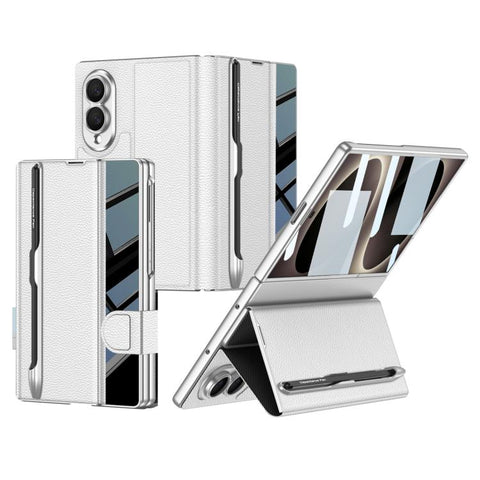 GKK Integrated Full Coverage Flip Phone Case with Pen Slot, Not Included Pen, For Galaxy Z Fold8 5G