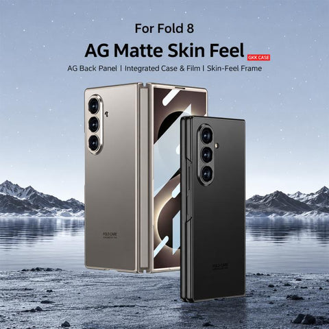 GKK Integrated AG Craft Skin Feel Full Coverage Phone Case, For Galaxy Z Fold8 Ultra 5G