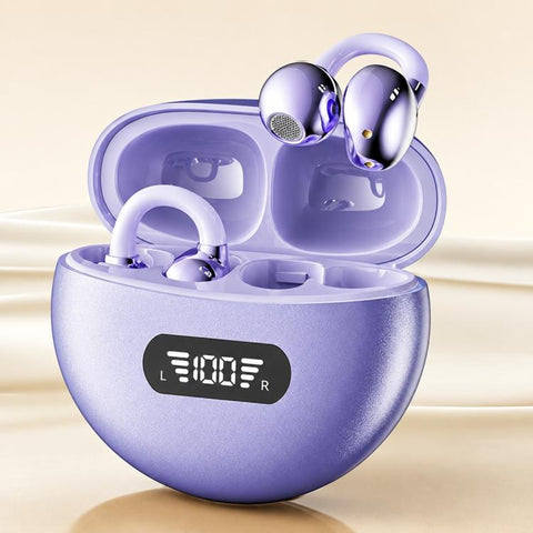 Bone Conduction Sports Digital Display Wireless Bluetooth Earphone