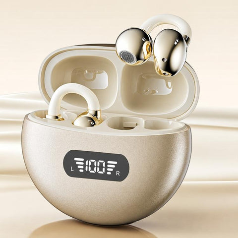 Bone Conduction Sports Digital Display Wireless Bluetooth Earphone