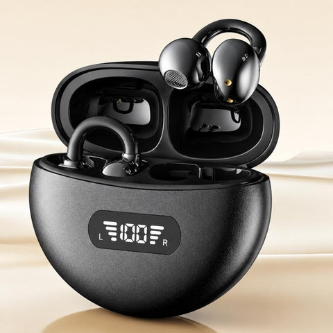 Bone Conduction Sports Digital Display Wireless Bluetooth Earphone