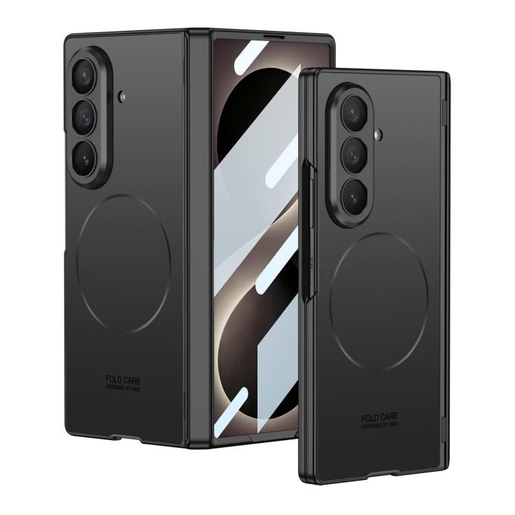 GKK Integrated Magnetic Folding Hinge Skin Feel AG Slim Ring Phone Case, For Galaxy Z Fold8 Ultra 5G