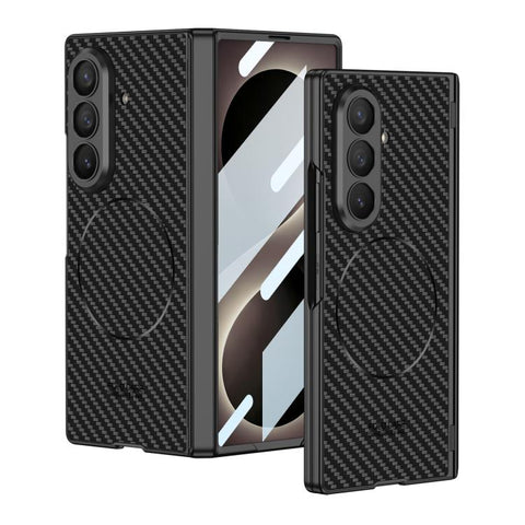 GKK Integrated Magnetic Folding Hinge Skin Feel AG Slim Ring Phone Case, For Galaxy Z Fold8 Ultra 5G