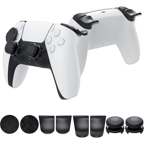 XDcase 8-in-1 Set For PS5 Controller L2/R2 Triggers Extenders & D-pad Caps & Thumb Grips