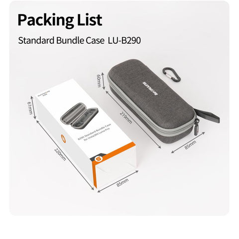 For Insta360 Luna Pro Sunnylife Mini Carrying Handbag Protective Organizer, Standard Bundle Case, Creator Bundle Case
