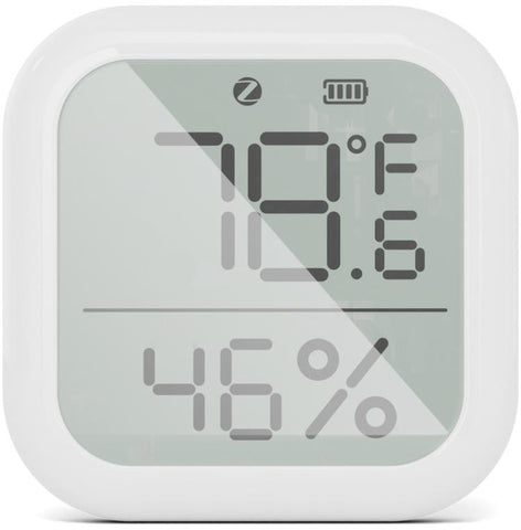 ZSS-KB-TH-LF-C Tuya Smart LCD Digital Display Temperature and Humidity Sensor Compatible with Zigbee