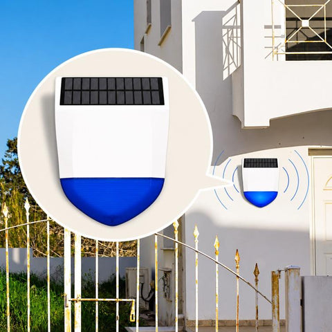 Tuya Smart Home Outdoor Solar-Powered Audible and Visual Alarm, WiFi Edition, Compatible With ZigBee Edition