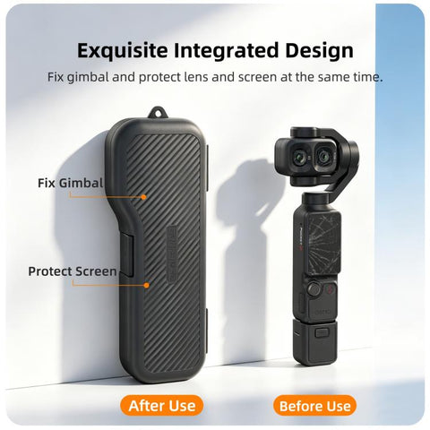 Sunnylife Shock-proof Storage Box Protective Cover with Filter Box, For DJI Osmo Pocket 4P