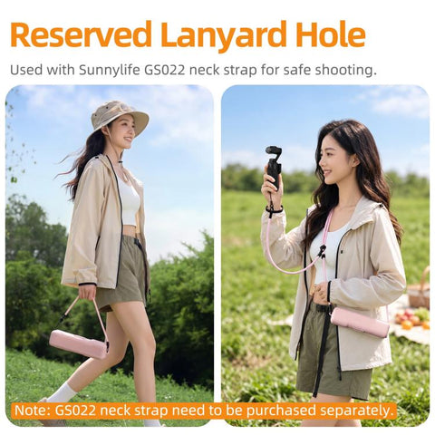Sunnylife Gimbal Camera Protector Shock-proof Protective Cover Storage Box with Strap, For Insta360 Luna Ultra