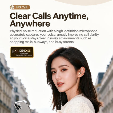 B56 2 Pairs Noise Reduction Wireless Bluetooth Earphones