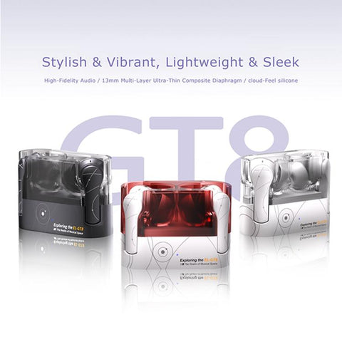 GT8 ENC Noise Reduction Bluetooth In-Ear Music Earbuds