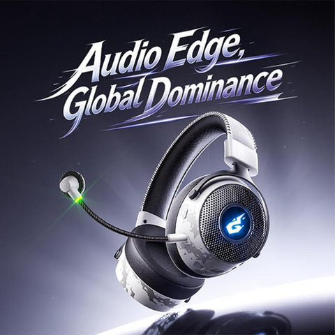 GT12 Wireless Gaming RGB Lighting USB 2.4G Bluetooth Headset with Microphone