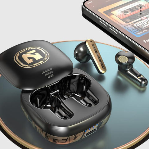 TS300 Semi-In-Ear Slide-Cover Noise-Canceling Wireless Bluetooth Earphones