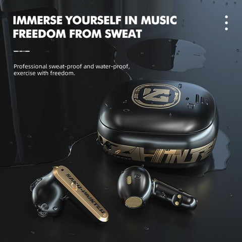 TS300 Semi-In-Ear Slide-Cover Noise-Canceling Wireless Bluetooth Earphones