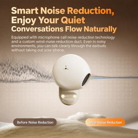 B37 Semi In-Ear TWS Wireless Bluetooth Earphone