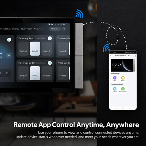 CCP-TY10 10 inch Touch Screen Tuya Smart Home Control Panel Compatible with ZigBee, EU Edition, US Edition