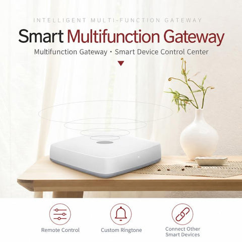 Tuya Smart Home Wired Smart Multifunctional Gateway Compatible with ZigBee, without Bluetooth, with Bluetooth