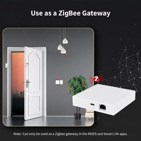 MZHUB Tuya Smart Home Matter Protocol Wired Smart Gateway Compatible with ZigBee
