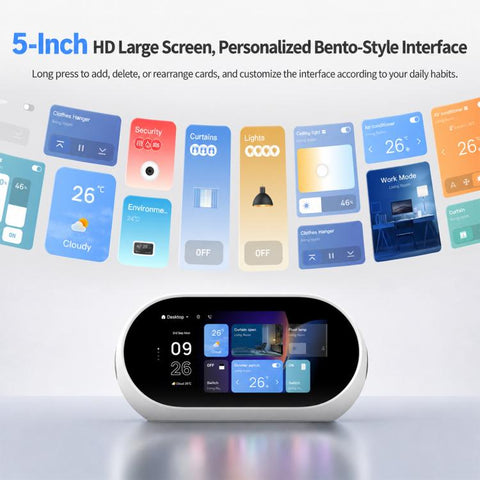 TPL05-T1 5 inch HD Display Tuya Smart Home AI Desktop Center Control Panel