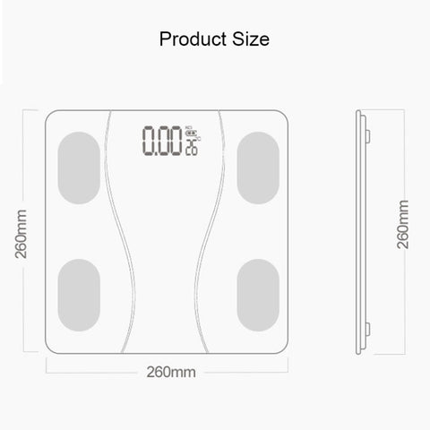 Household Smart Body Fat Electronic Weighing Scale, USB Charging Version, USB Charging Version