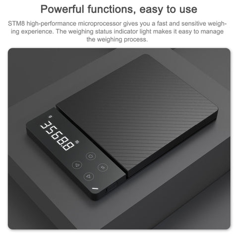 3KG Original Xiaomi Youpin DUKA ES1 Kitchen LCD Digital High-precision Electronic Scale, 3KG