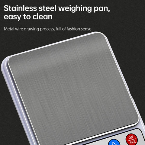 MH-555 6Kg x 0.1g High Accuracy Digital Electronic Portable Kitchen Scale Balance Device with 2.2 inch LCD Screen, 6000g/0.1g