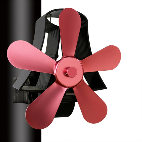 YL-106 5-Blade High Temperature Aluminum Heat Powered Fireplace Stove Fan, YL-106 (Black), YL-106 (Bronze), YL-106 (Grey), YL-106 (Gold), YL-106 (Rose Red), YL-106 (Silver), YL-106 (White)