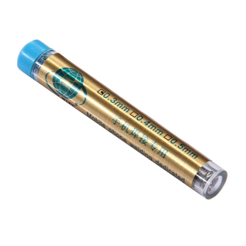 WLXY 0.3mm Solder Wire Flux Tin Lead Melt Soldering Wire, 0.3mm, 10 PCS 0.3mm
