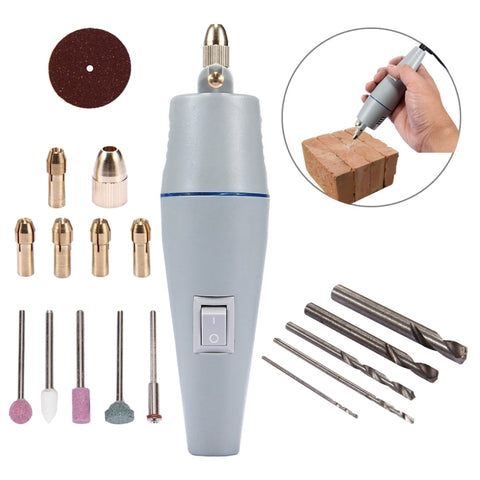WLXY WL-500B Mini Electric Grinder, 110V-240V, Suitable Drill Chuck: 0.3mm-4.0mm, WL-500B