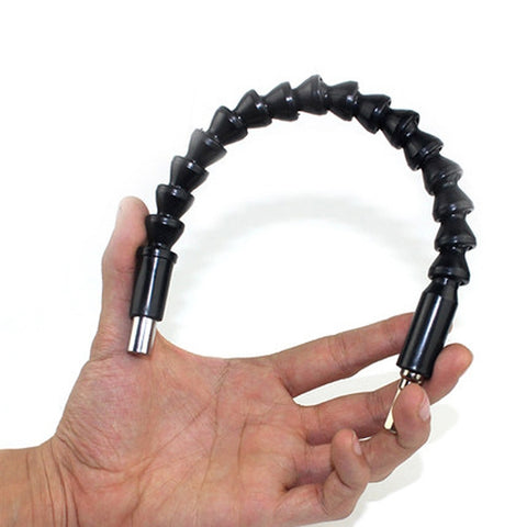 Plastic Rechargeable Drill Electric Screwdriver Dedicated Flexible Shafting Torque Drill Rods, Length: 20cm, Length: 20cm