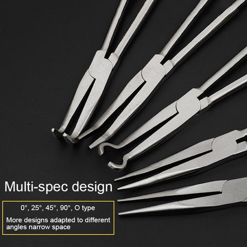 11 Inch Multi-function 90 Degree Bending Needle-nosed Pliers Hand Tool, 90 Degree Bending