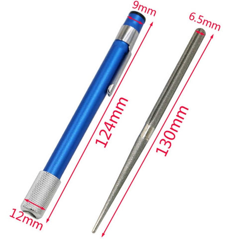 Diamond Carbon Steel Knife Fishhook Sharpener Portable Kitchen Accessories Multi Purpose Sharpener Stick, Sharpener Stick