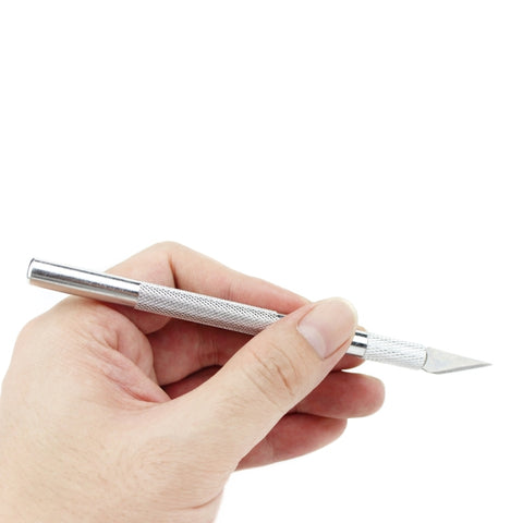 JIAFA JF-621 Metal Carving Knife Professional Mobile Phone Repair Tool with 6 Blades, JF-621